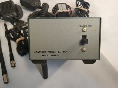 トランシーバー TRIO 2m FM TRANSCEIVER DC POWER SUPPLY Trio-Kenwood LOT/Chargers Converters/Microphones/Power