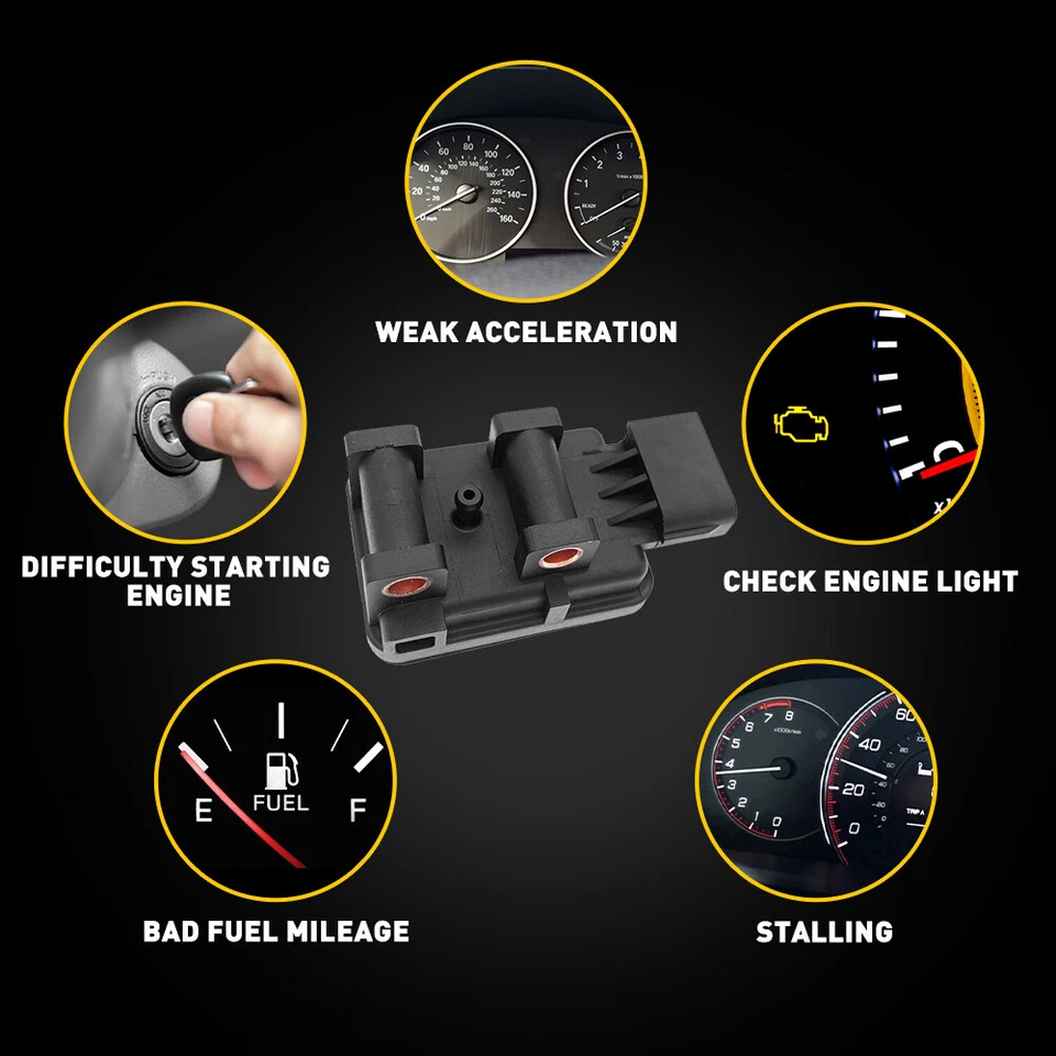 Sensor MAP de presión absoluta colector 1 pieza para Dodge B1500 B2500 B3500 1997-1998 Foto 4 de 4