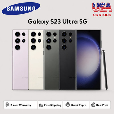 New Samsung Galaxy S23 Ultra 5G SM-S918U 512GB/256GB Fully Unlocked Smartphone