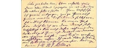 1909 Freiburg Germany Postcard-German Script Message-Gymnasiast Address