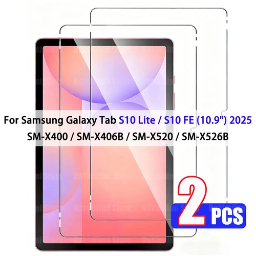 2PCS Samsung Galaxy Tab S10 Lite S10FE 10.9 2025 Tempered Glass Screen Protector