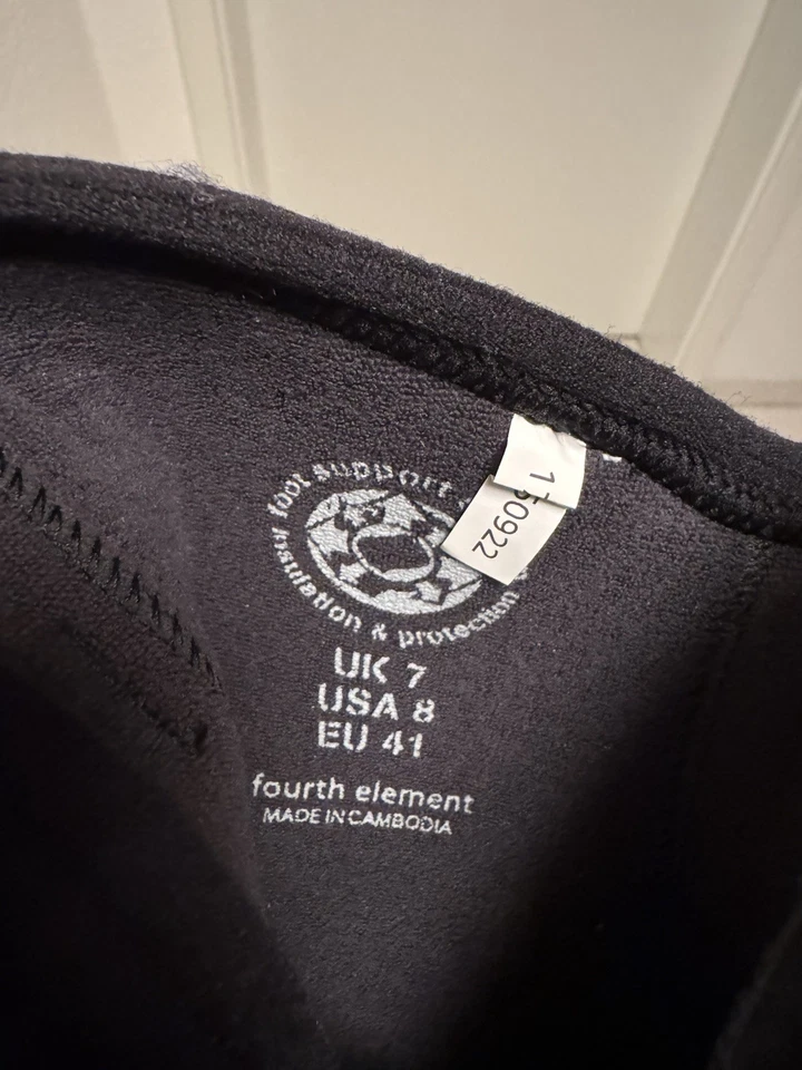 Fourth Element Neoprenfüßlinge Amphibian Boots Größe UK7 / EU41 - Unbenutzt - Bild 3 von 3