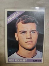 1966 Topps Baseball Rick Reichardt # 321 California Angels