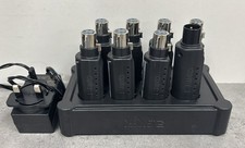 Chauvet DJ D-Fi XLR Wireless Dongle Pack 1TRANSMITTER 7 RECIEVERS CHARGING DOCK