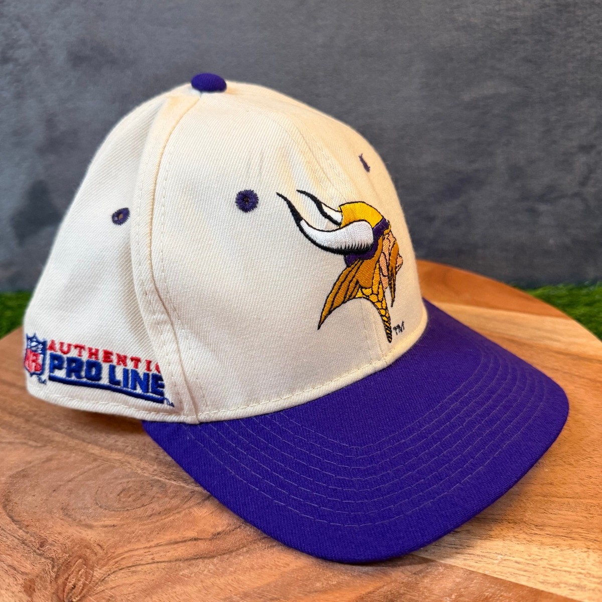 Minnesota Vikings Light Blue Embroidery Adjustable Cotton Football Cap by Reebok Minnesota Vikings Hat Cap Strap Back Womens One Size Pink  main image 3