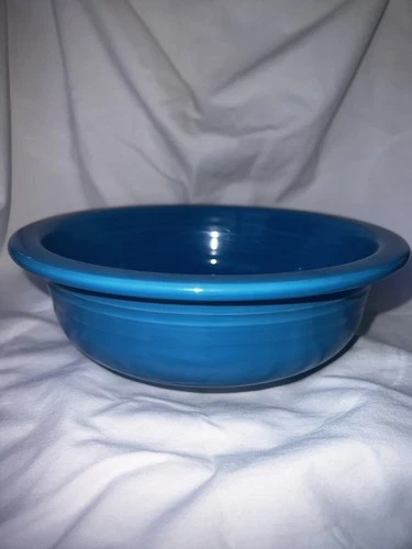 Fiesta Peacock Blue 10.5" Salad Serving Bowl Veggies HLC USA