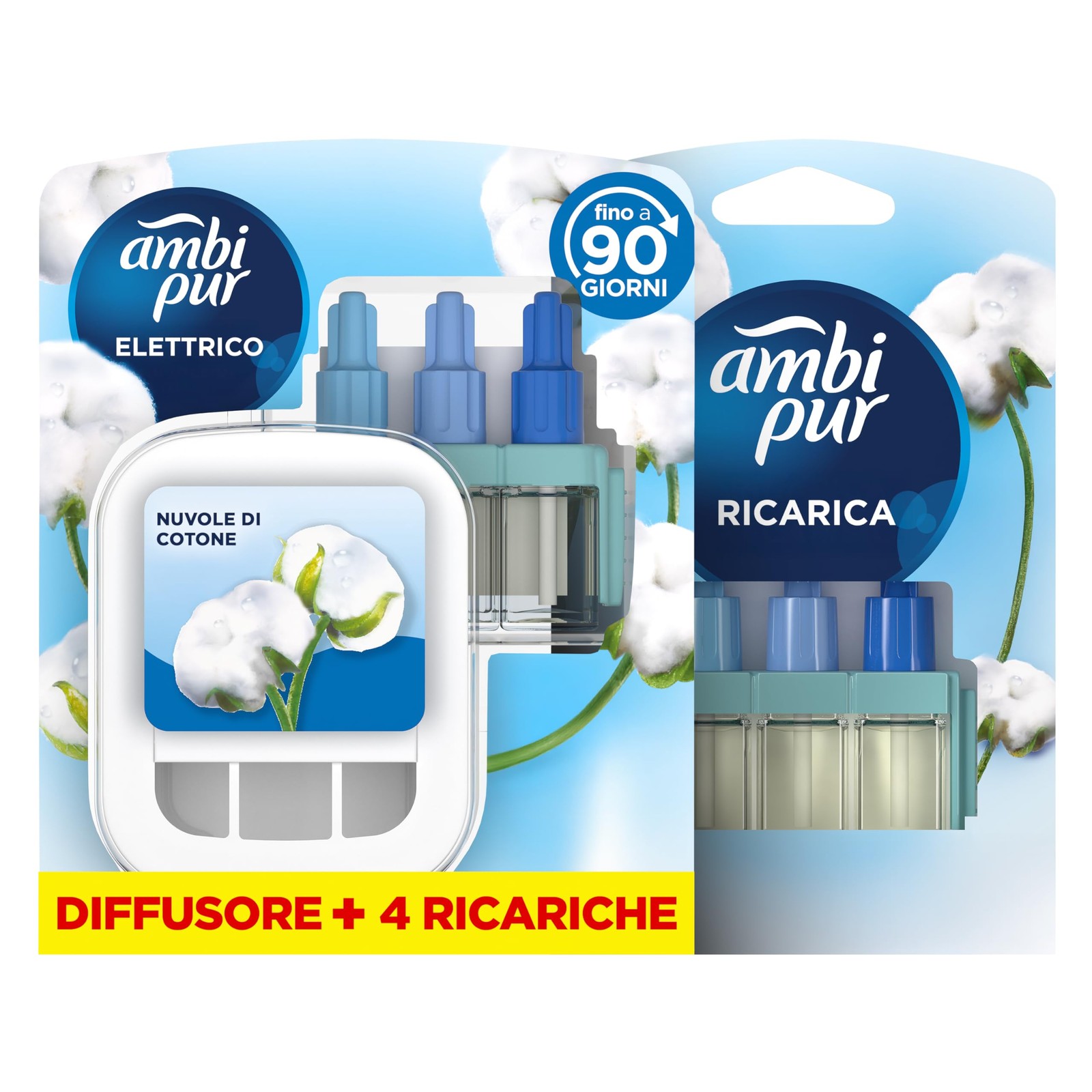Kit Professionale Ambi Pur 3Volution: Diffusore e 4 Ricariche 20ml