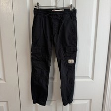 Levi s Black Cargo Pocket Jogger Pants Boys Size Small School Travel Play Casual