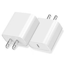 2 Pack USB C Charger Block 20W PD Fast Charging Wall Charger for iPhone 17 16 15
