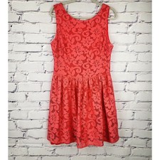 MNG By Mango Dress Womens XL Floral Lace Preppy Flirty cocktail  Party new years