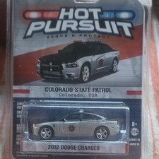 Greenlight Hot Pursuit Series 18 1:64 2012 Dodge Charger Colorado State Patrol