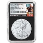 2021 (P) $1 American Silver Eagle NGC MS70 Emergency Production ER Black Label