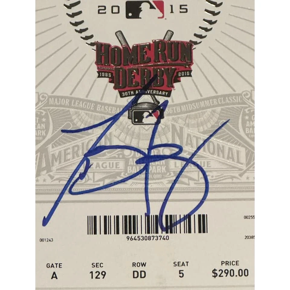 Todd Frazier Cincinnati Reds Autographed 2015 Home Run Derby Ticket Stub - Image 2 of 3