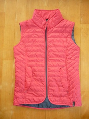 FOUGANZA Steppjacke Reitweste Kinder rosa Gr. 140 neuwertig