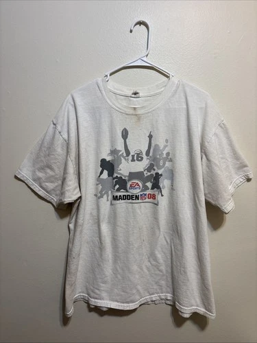Vintage Y2K EA Sports Madden 08 Video Game Promo T-Shirt Size Men’s 2XL - Read