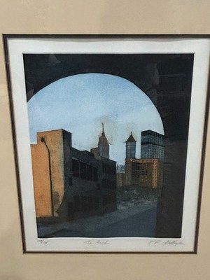 Katherine E Gallagher Signed  The Arch  Etching 133/175 With Cert