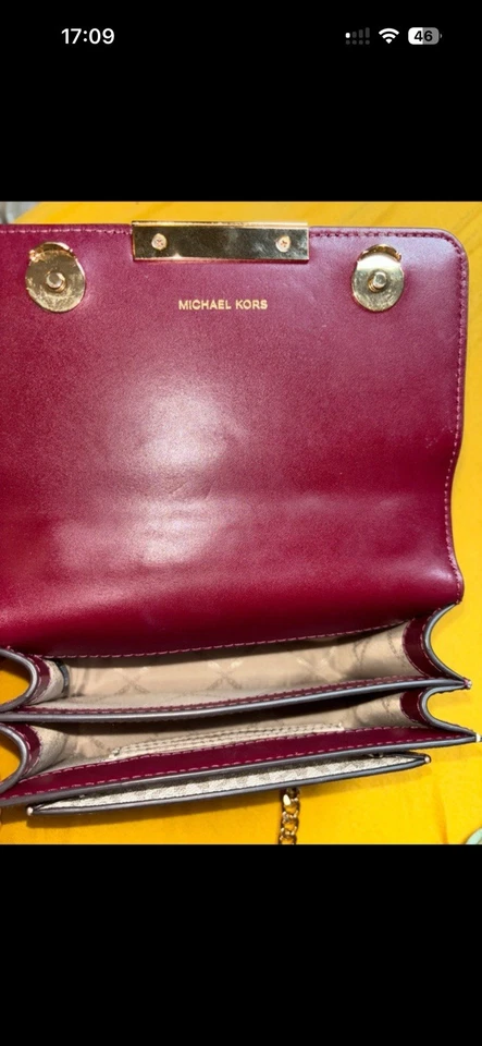 Michael Kors Jade Schultertasche für Damen - Vanilla Acorn (30H9GJ4L3B), Foto 2 von 5