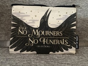 Six Of Crows Grishaverse Zippered Canvas Pouch MakeUp Bag By Owlcrate 2022