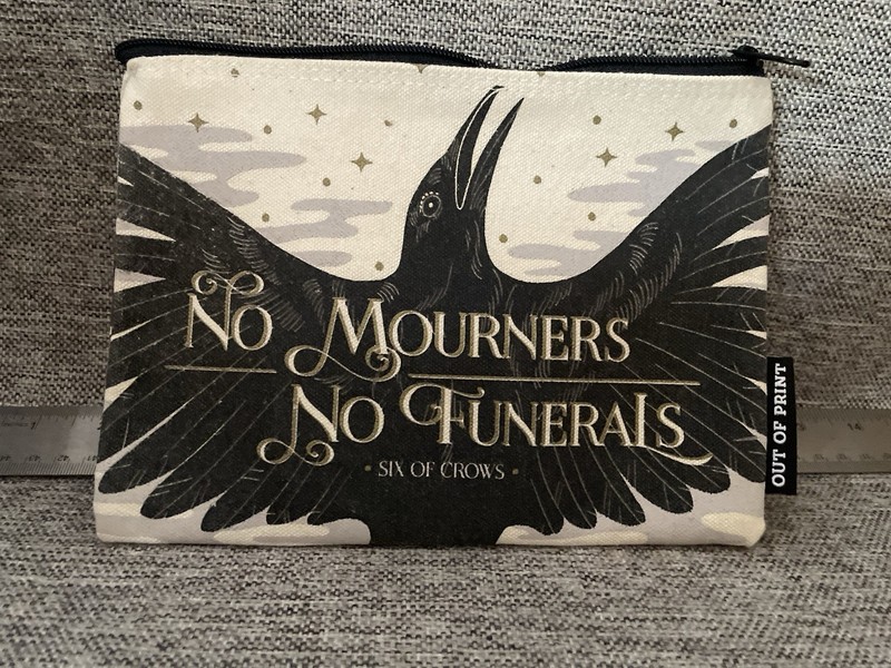 Six Of Crows Grishaverse Zippered Canvas Pouch MakeUp Bag By Owlcrate 2022