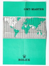 Vintage 1675 Rolex GMT-Master PanAm Brochure! Original 1970 Rolex Publication!