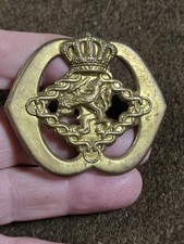 Old Vintage WWII Commandos Beret Royal Marines Brass Metal Cap Badge British?
