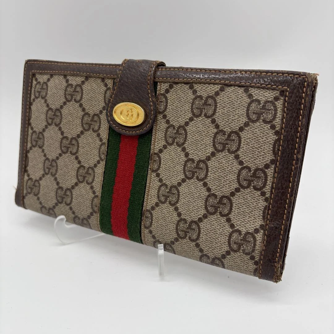 Portefeuille GUCCI Sherry Line cuir suprême ancien Gucci