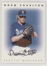 1996 Leaf Signature Series Auto Bronze Norm Charlton Auto