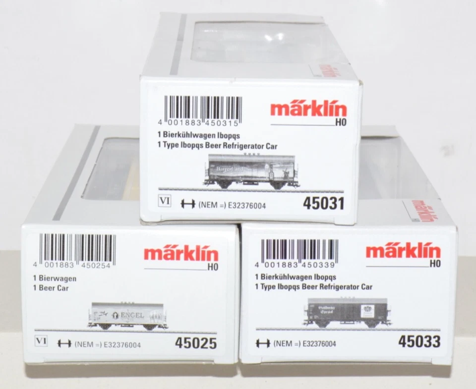 Marklin 45025 45031 45033 Beer Car Lot HO Scale - Image 2 of 4