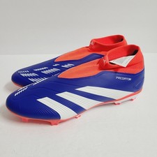 Adidas Predator League LL FG Soccer Cleats IF6333 Size 12 Blue