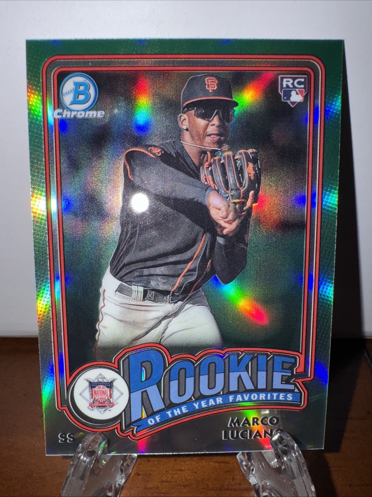 2024 Bowman Mega Box Chrome Rookie of the Year Favorites Marco Luciano #ROY-11