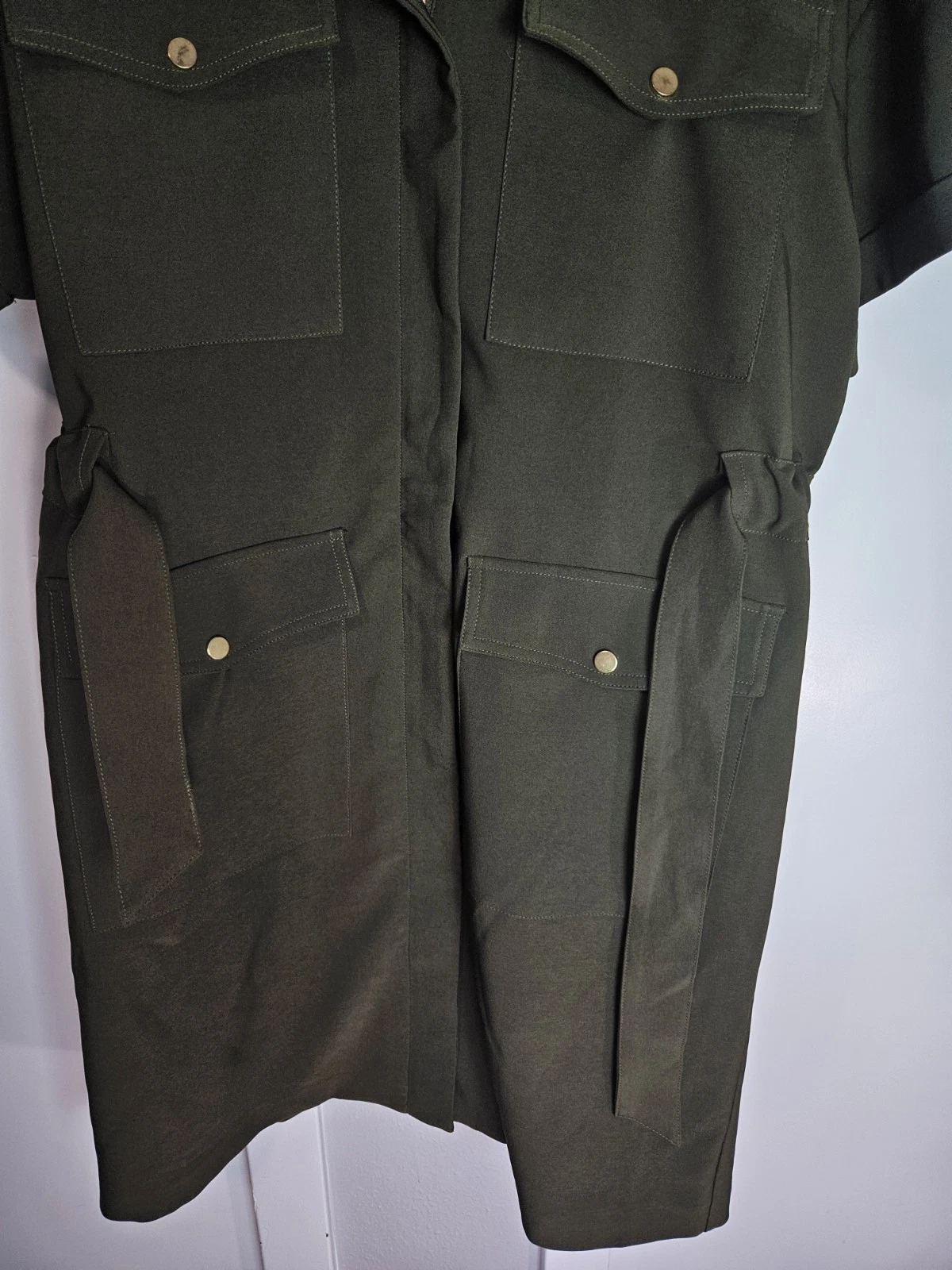 VETEMENTS Abito Camicia Utility New York & Company Taglia