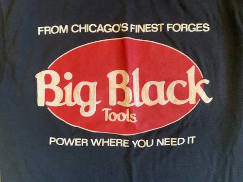 Late 80s Big Black Concert Shirt - Size Large 1980s vintage concert t-shirt, vintage, size L, single stitch, B+ condition