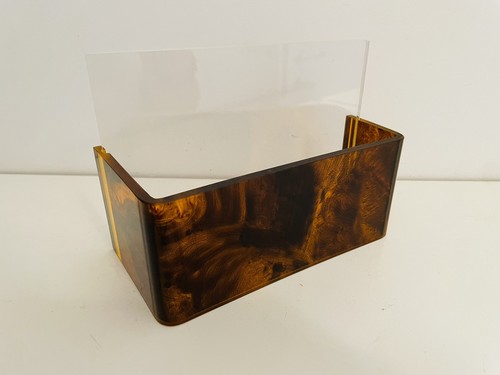 🟠 Team Guzzini 70er Jahre Vintage Bilderrahmen aus Plexiglas und Lucite - Bild 6 von 8