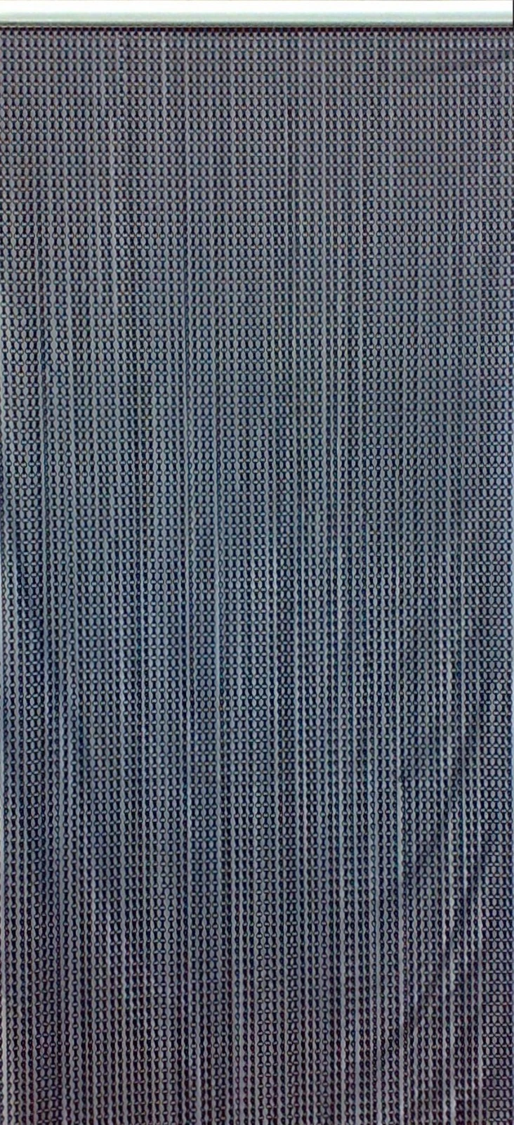 squid metal chain insect fly door curtain screen black bronze 90 x 200