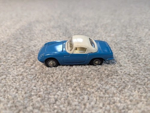 Corgi Toys Lotus Elan S2 Blue With White Top Vintage Car Great Britain