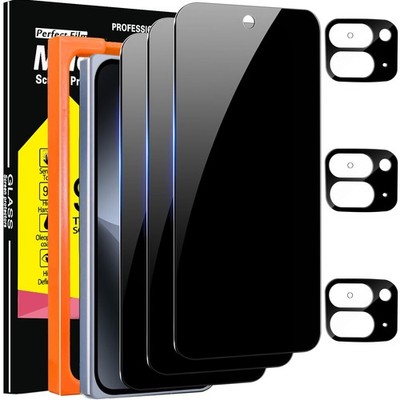 Milomdoi 3 Pack Privacy Screen Protector for Pixel 10 Pro Fold 6.3 inch 