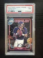 2024 Topps Cosmic Chrome Cos-Play John Elway SP Case Hit PSA 9 Broncos