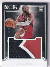 2024-25 Panini Noir NBA No. RJM-JML Jamal Shead Rookie Patch 96/99