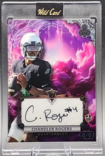 Chandler Rogers 6/6 2024 Wild Card 7 Card 1st Auto Cal Golden Bears Purple Foil
