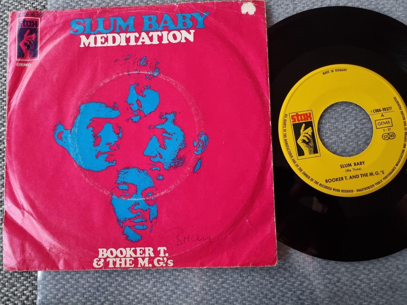 7"" Single Booker T. & the M.G.'s - Slum baby Vinyl Germany