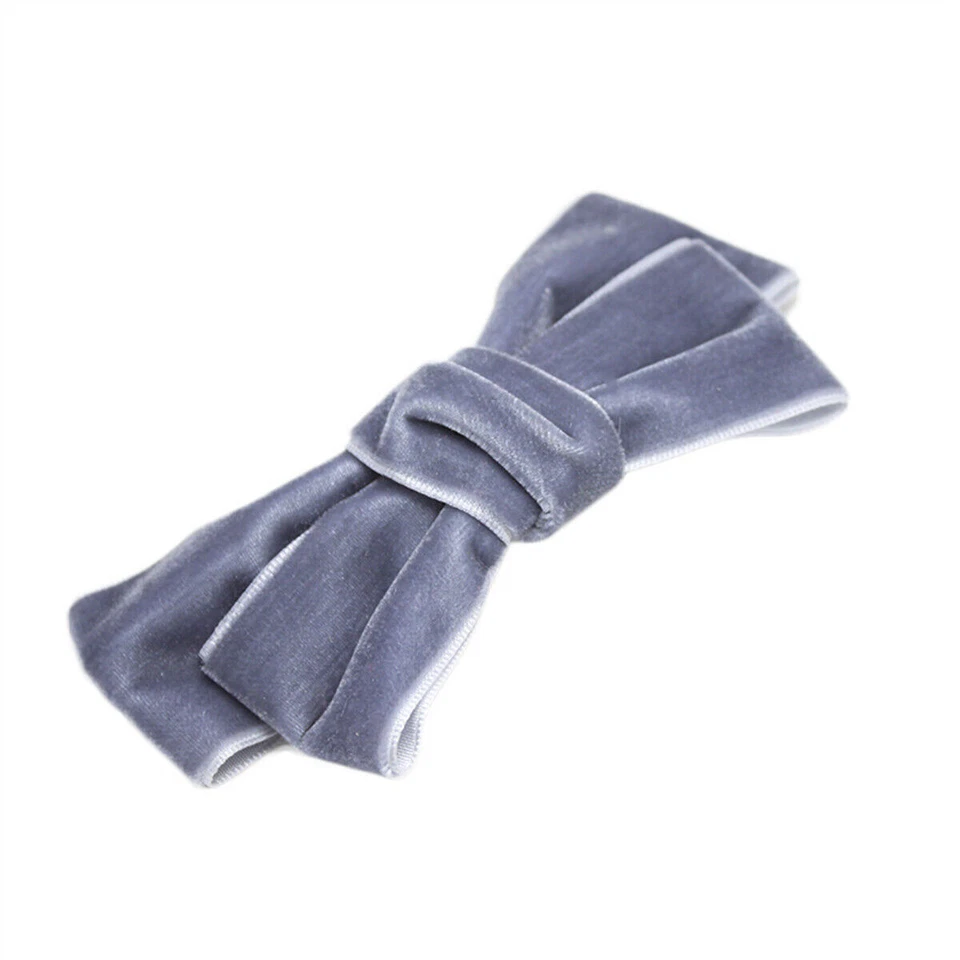 1x Terciopelo Niños Niñas Moño Pinza para el Cabello Moño Nudo Pinzas para el Cabello Accesorios para el Cabello Foto 3 de 4