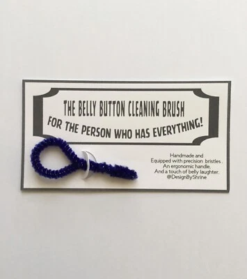 Belly Button Cleaning Brush, Birthday, Christmas, Funny Gift, For Her, For Him.