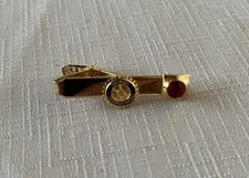 Rotary ROTARY International tie pin with Ruby Tie Clip