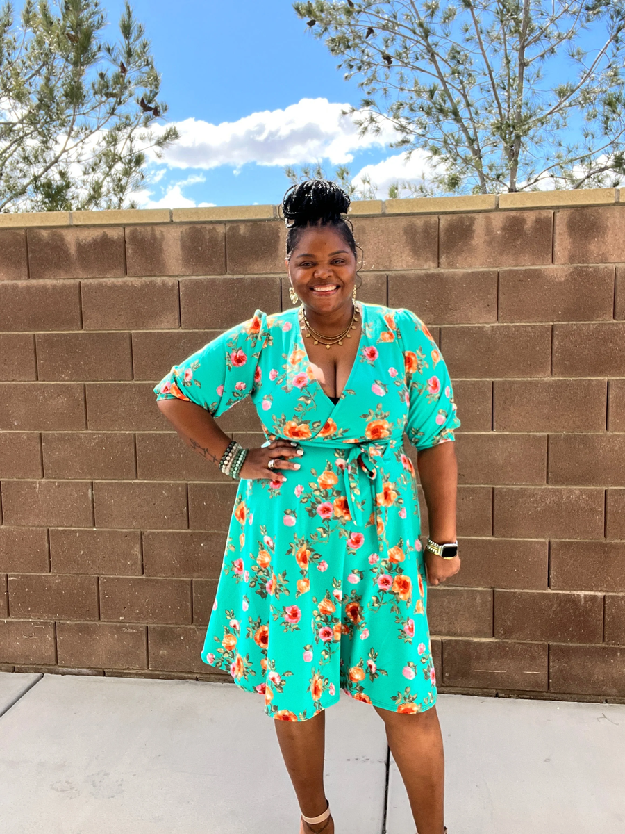 Plus Size Floral A Line Flare Dress With Belt | eBay Plus Size Floral A Line Flare Dress With Belt | eBay