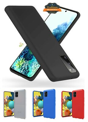 For Samsung Galaxy A52 5G Case Hybrid Soft Silicone Rubber TPU Flexible  Cover