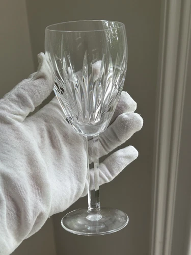 Carina Waterford Crystal Wine Glass Vintage 7 1/8"Tall MINT Marked