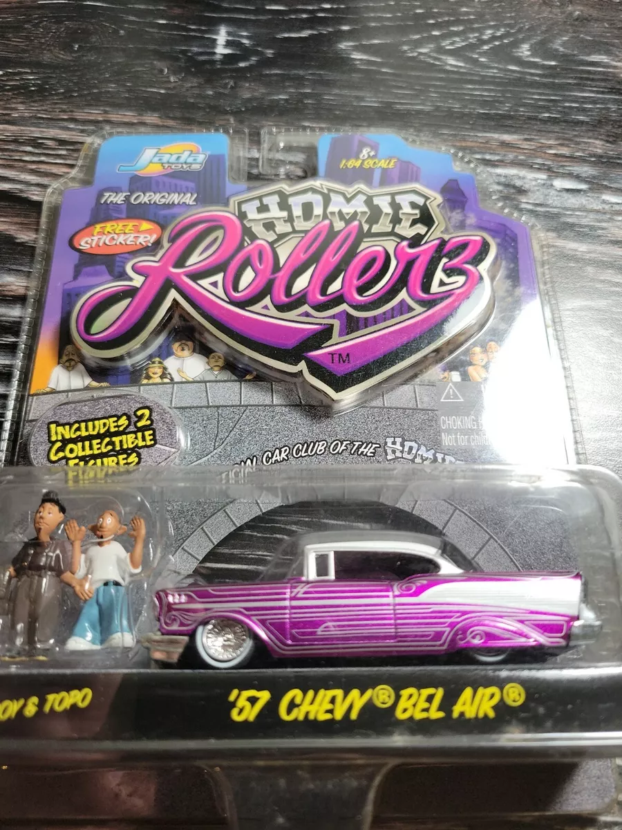 Jada Toys HOMIE ROLLERZ '57 Chevy Bel-Air 1:64 scale EXTREMELY RARE