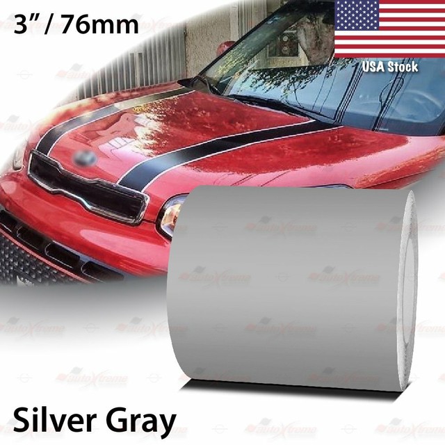 SILVER GRAY 3" PIN STRIPE Car Model Pinstriping Decal TAPE Vinyl Sticker 76mm eBay