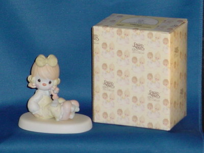 1988 ENESCO PRECIOUS MOMENTS A Friend Is Someone Who Cares 520632 with box