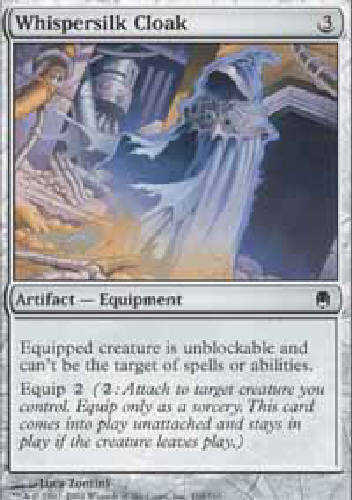 WHISPERSILK CLOAK X4 4 4X Darksteel Magic the Gathering Cards DJMagic - Imagen 1 de 1
